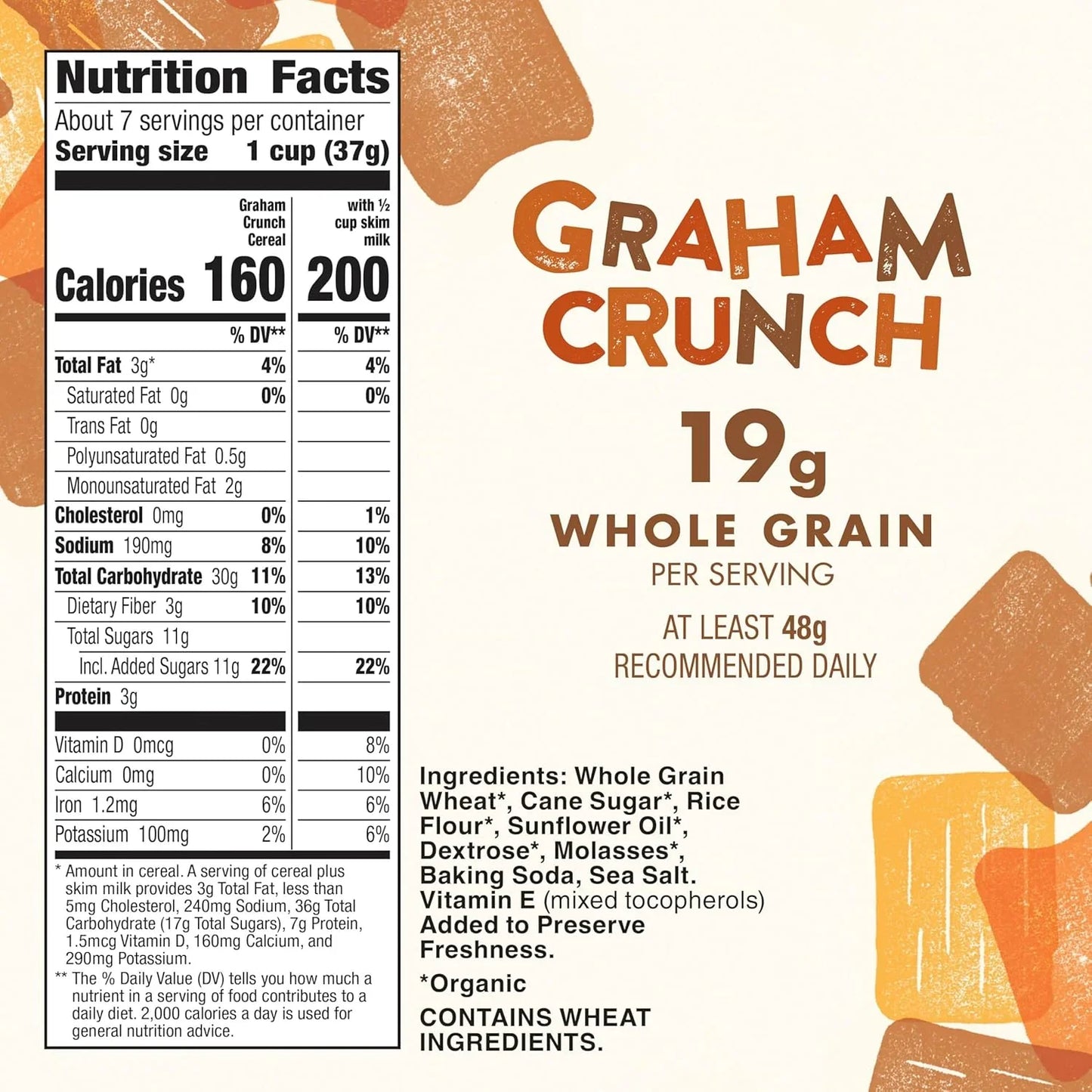Organic Graham Crunch Cereal