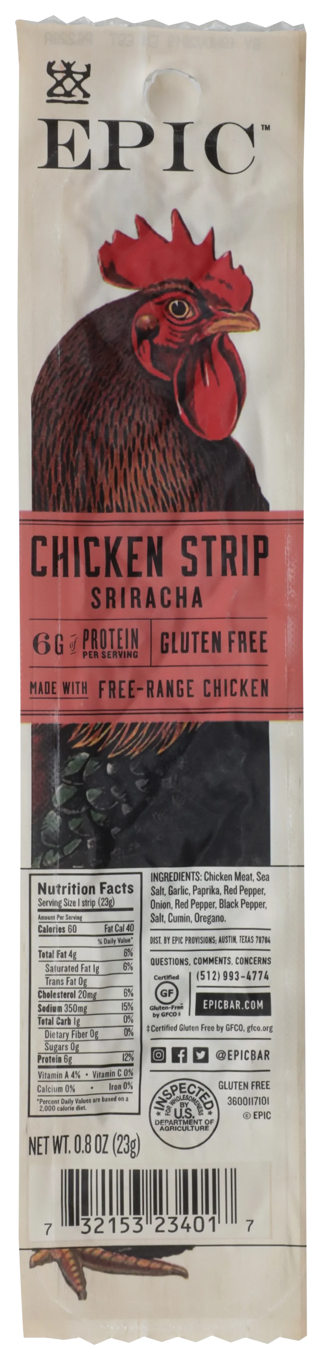 Chicken Siracha Jerky