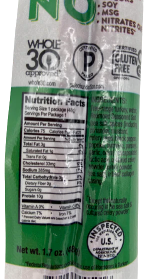 Turkey Snack Stick