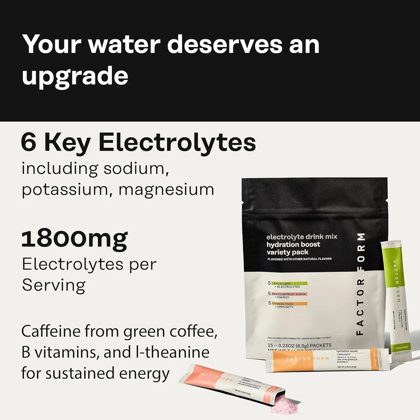 Hydration Boost Electrolyte Powder - Variety Pack (15 Packets)