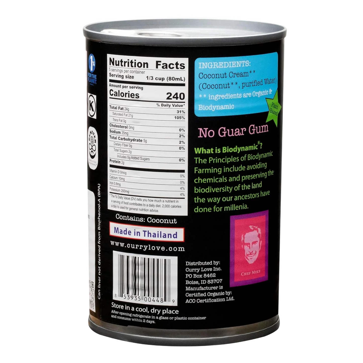 Biodynamic Coconut Cream (6 Pack)