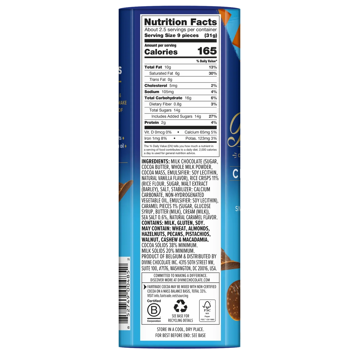 Milk Chocolate Caramel Sea Salt Thins