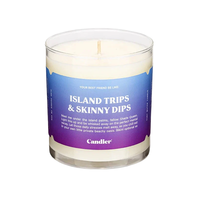 Island Trips And Skinny Dips Candle