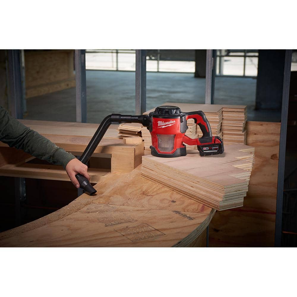 Bagless M18 18-Volt Lithium-Ion Cordless HEPA Compact Handheld Vacuum (Tool-Only)