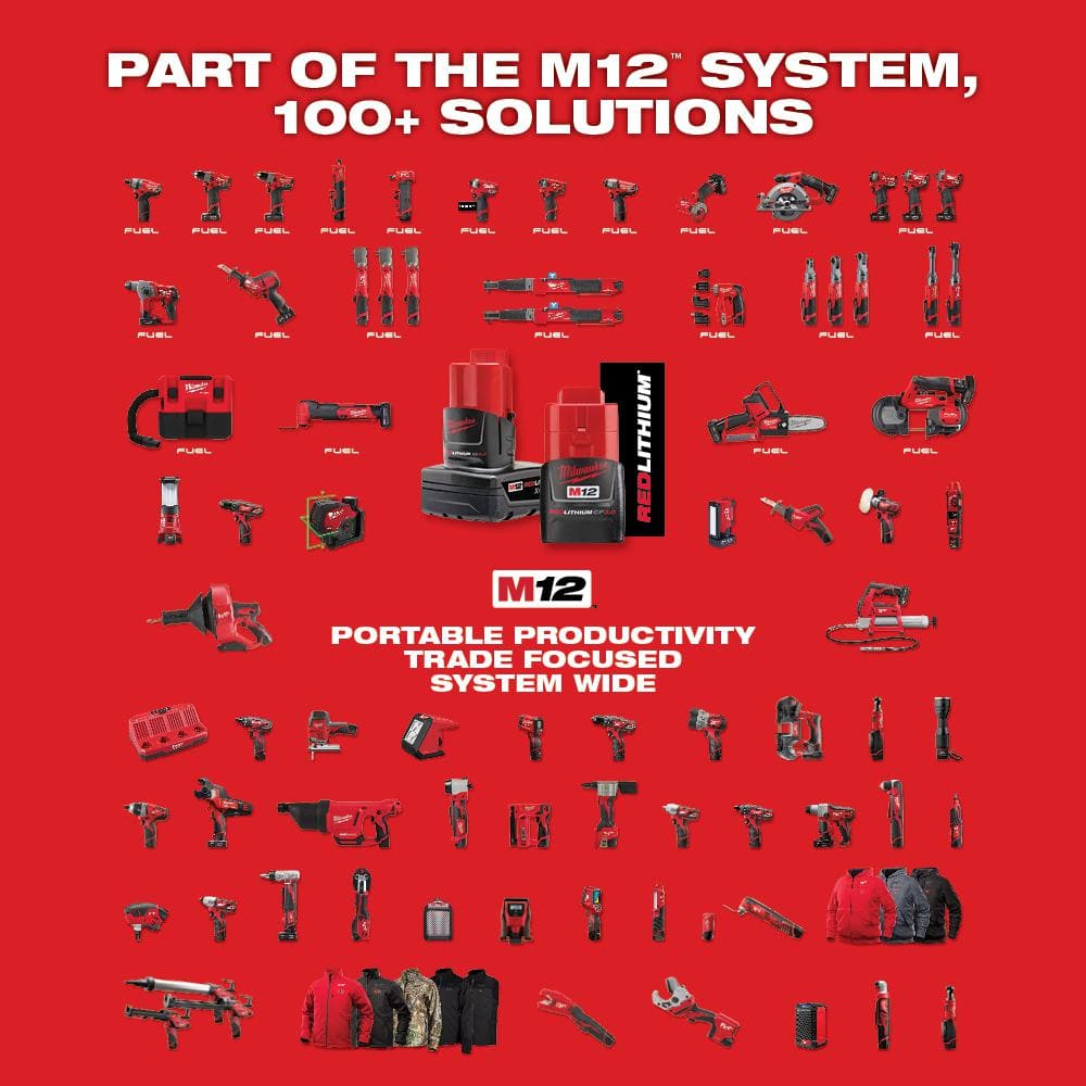 M12 12-Volt Lithium-Ion Cordless 5-Tool Combo Kit w/SHOCKWAVE Impact Duty Alloy Steel Screw Driver Bit Set (25-Piece)