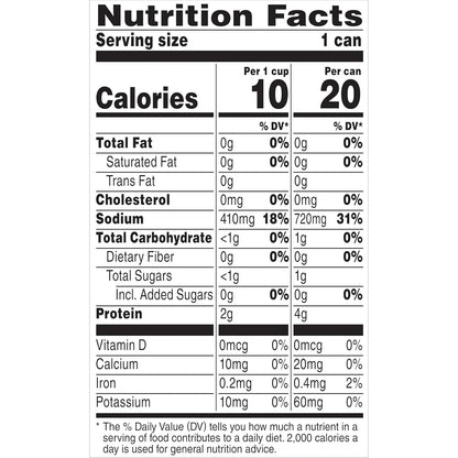 100% Natural 50% Less Sodium Beef Broth (3CT)
