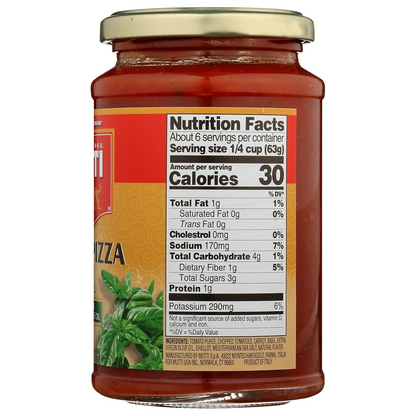 Basil Pizza Sauce With Extra Virgin Olive Oil
