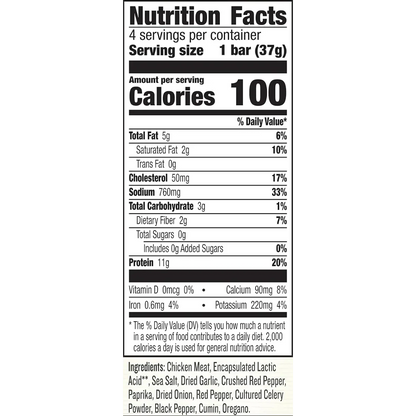 Chicken Sriracha Protein Bars (4 CT)