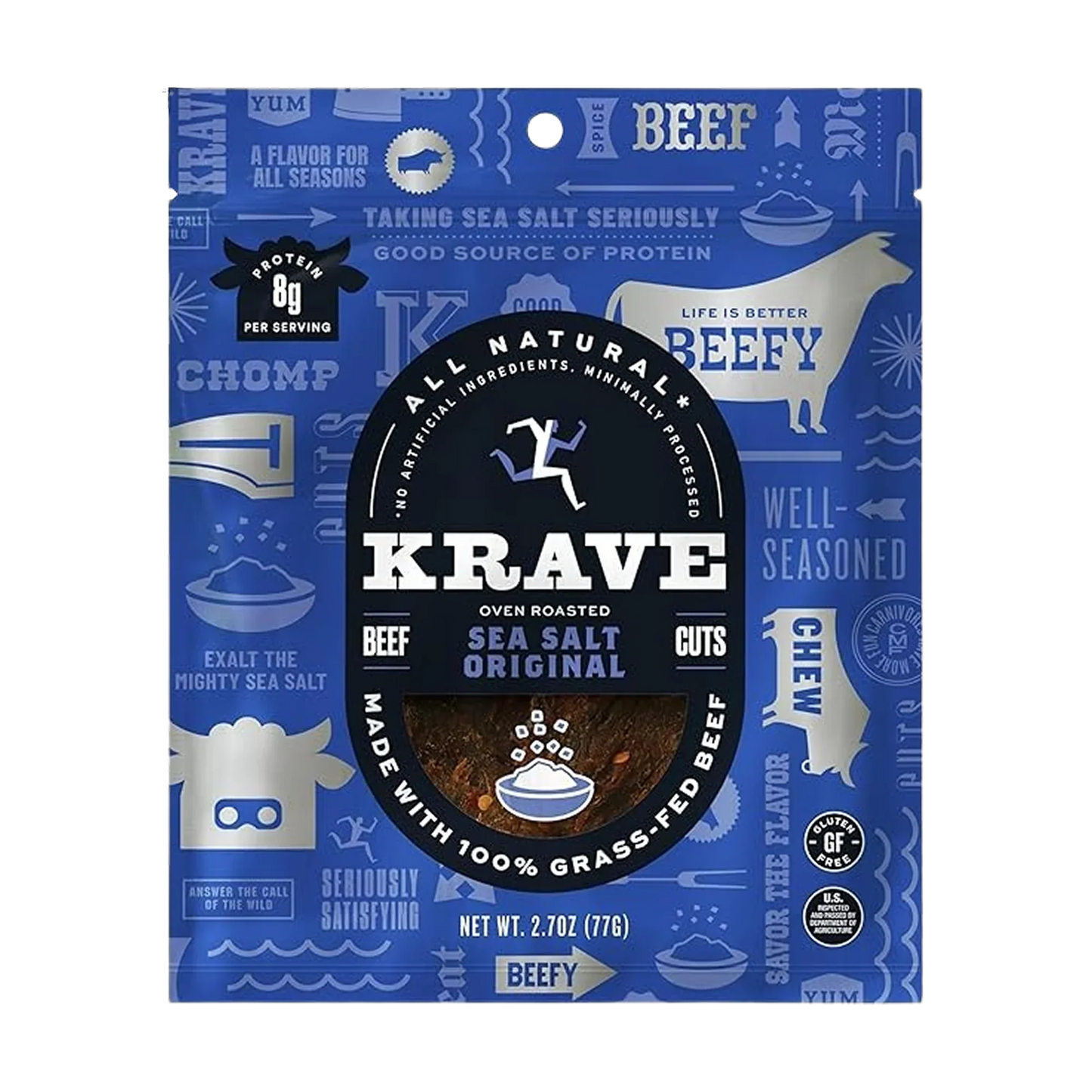 Sea Salt Original Beef Jerky (8 Pack)