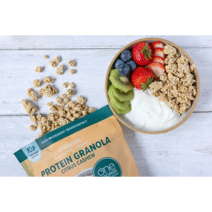 Organic Protein Citrus Cashew Granola