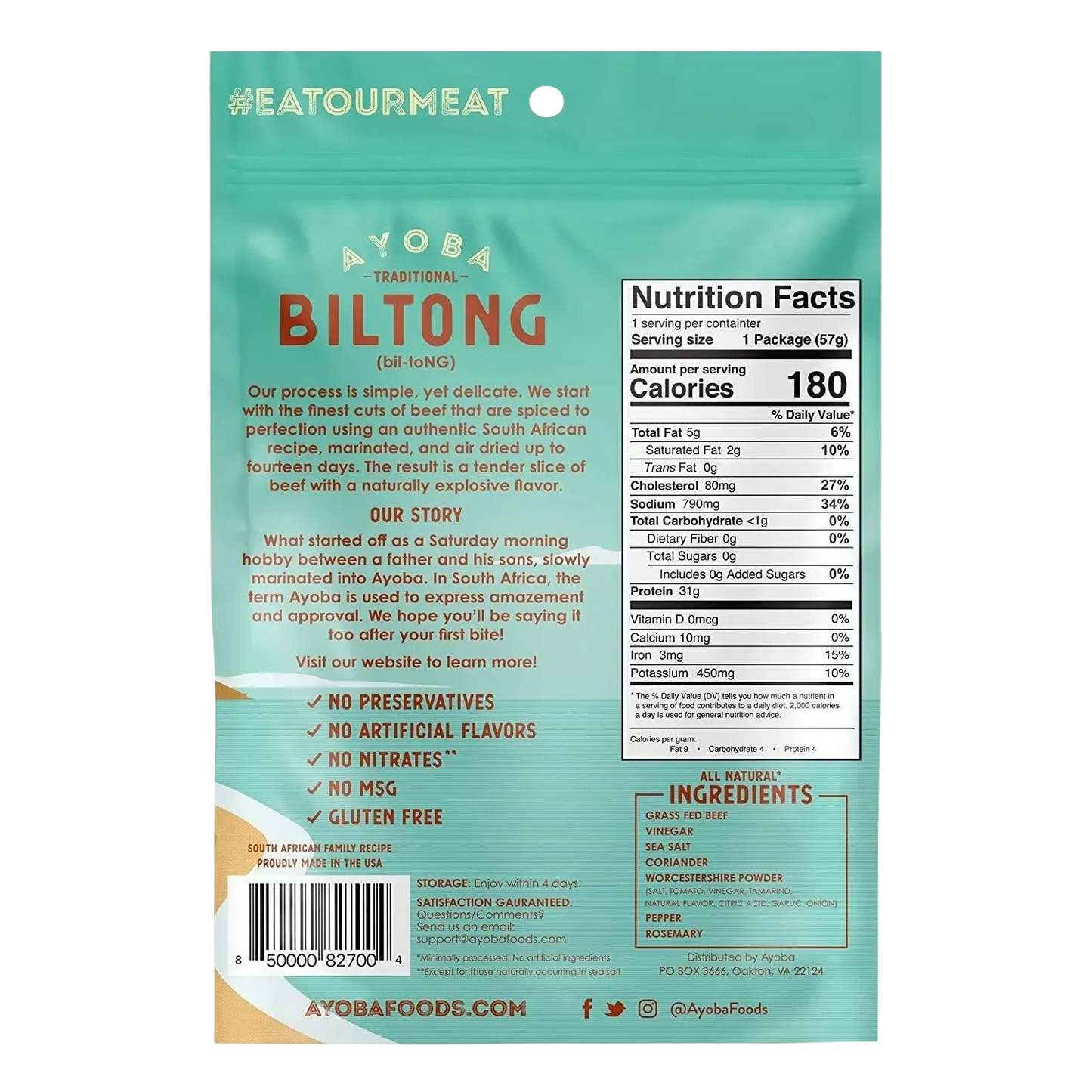 Traditional Biltong