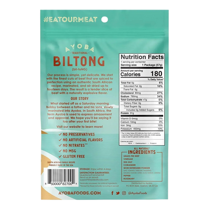 Traditional Biltong