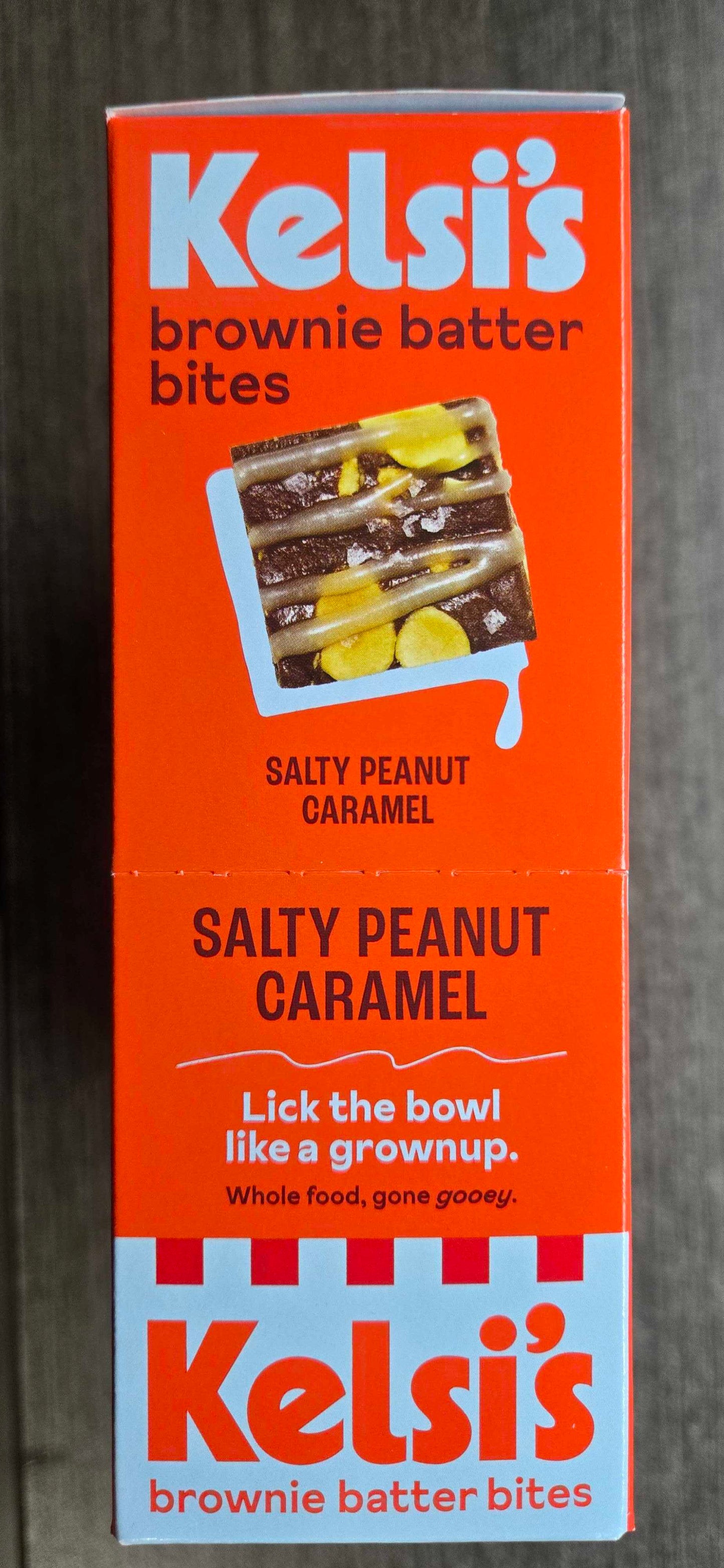 Salty Peanut Caramel Brownie Batter Bites (8 Pack)