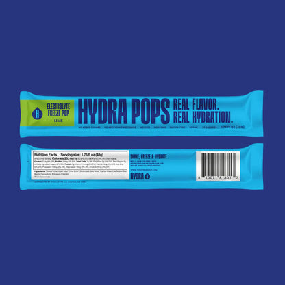 Hydra Pops Lime Electrolyte Freeze Pops (6 CT)