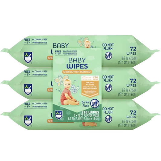 Shea Butter Baby Wipes (3 Pack)