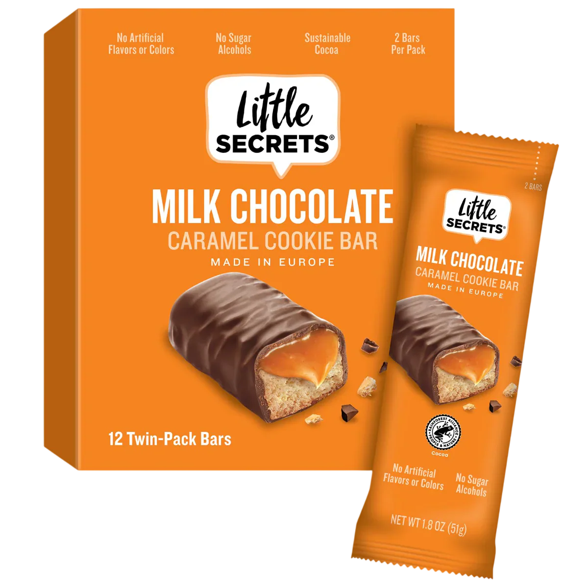 Milk Chocolate Caramel Cookie Bars (12 CT)