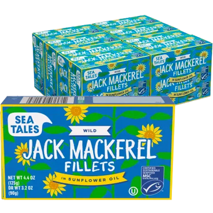 Wild Jack Mackerel in Sunflower Oil (12 Pack)