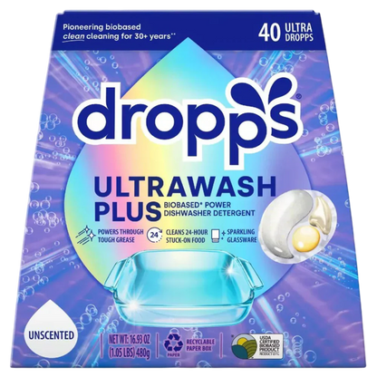 UltraWash Plus Biobased Detergent Pods - Unscented (40 CT)