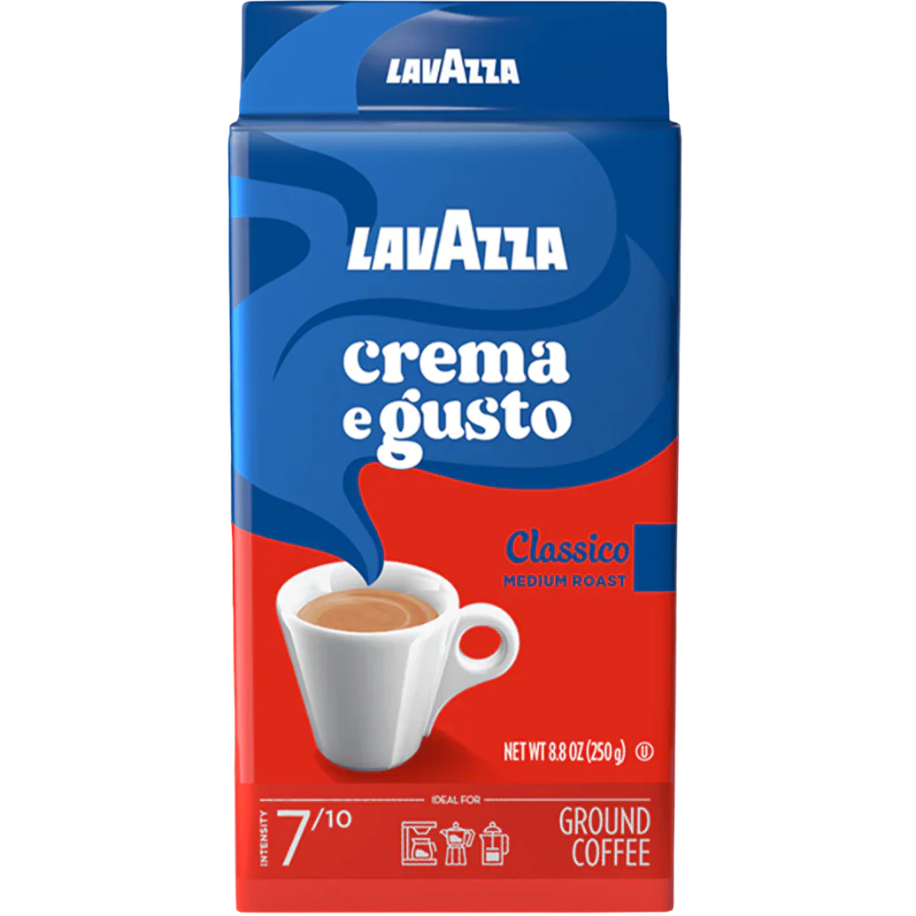Crema E Gusto Dark Roast Ground Coffee