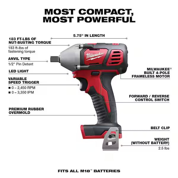 M18 18-Volt Lithium-Ion Cordless Combo Tool Kit (16-Tool) Ships today. Arrives in 3 days. Easy returns