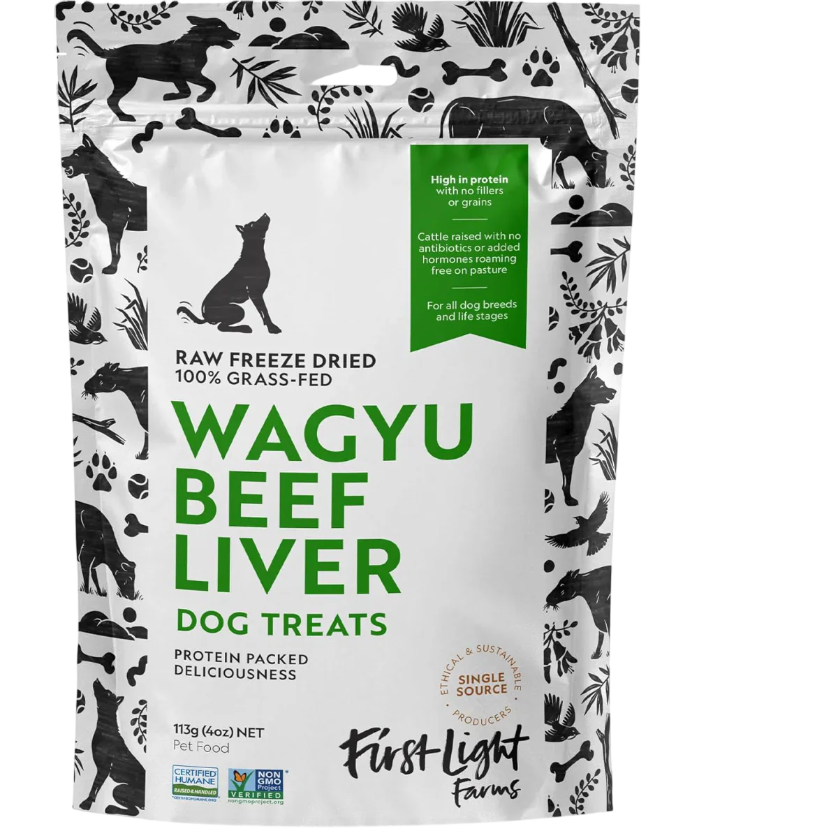Freeze-Dried Wagyu Liver Dog Treats