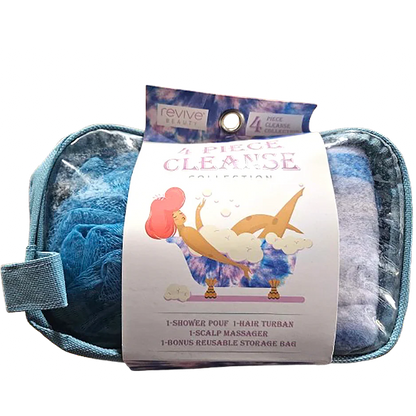 Blue Tie Dye Spiral