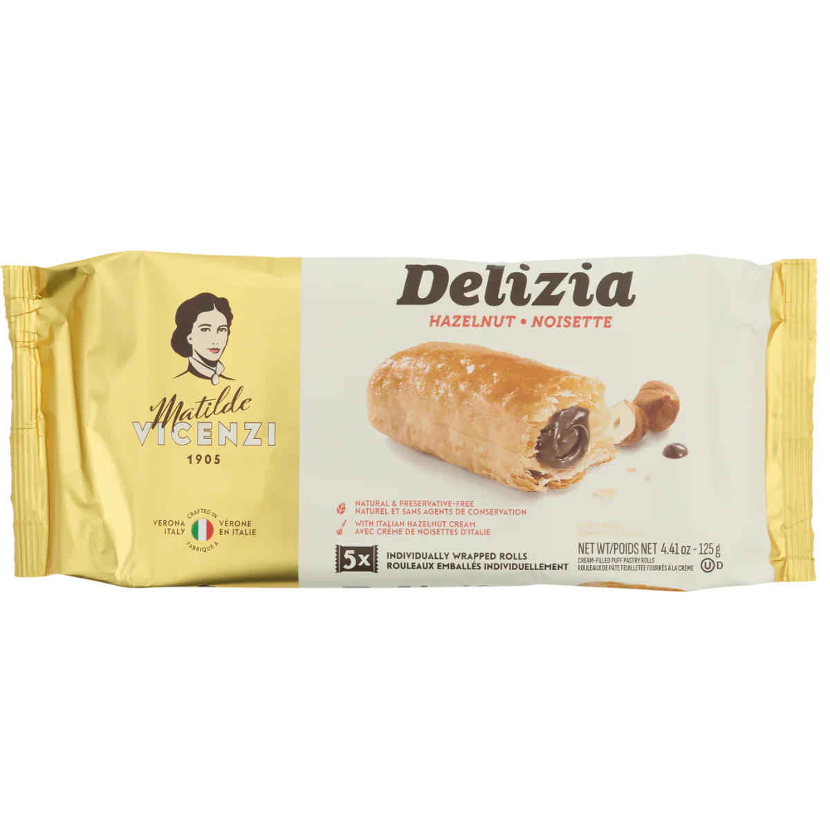 Delizia Hazelnut Cream Puff Pastry