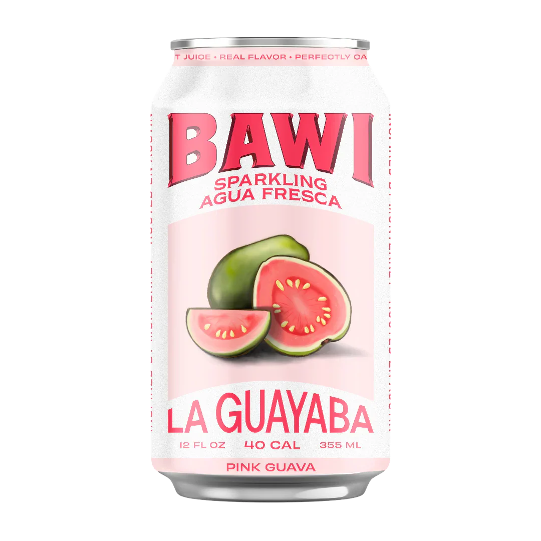 Sparkling Agua Fresca La Guayaba - Pink Guava (12 Pack)