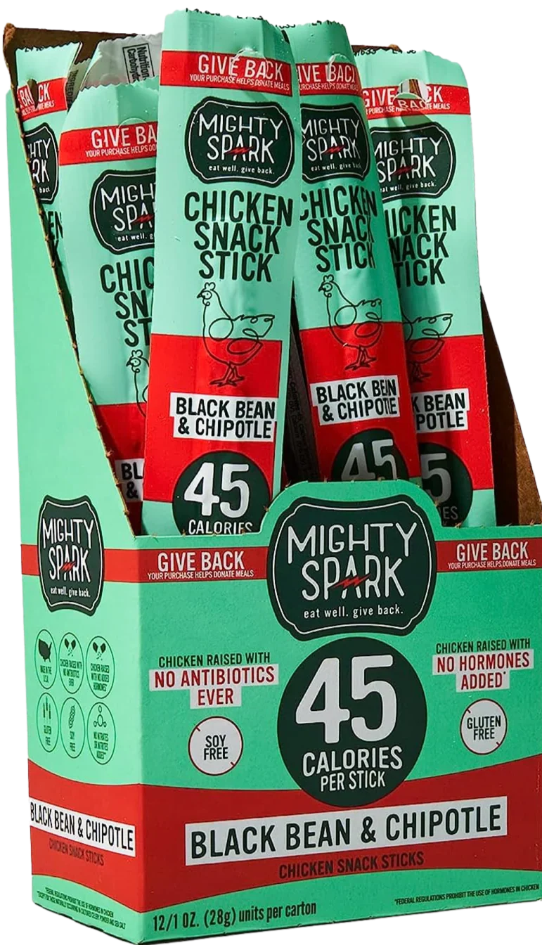 Black Bean & Chipotle Chicken Snack Stick (12 Pack)