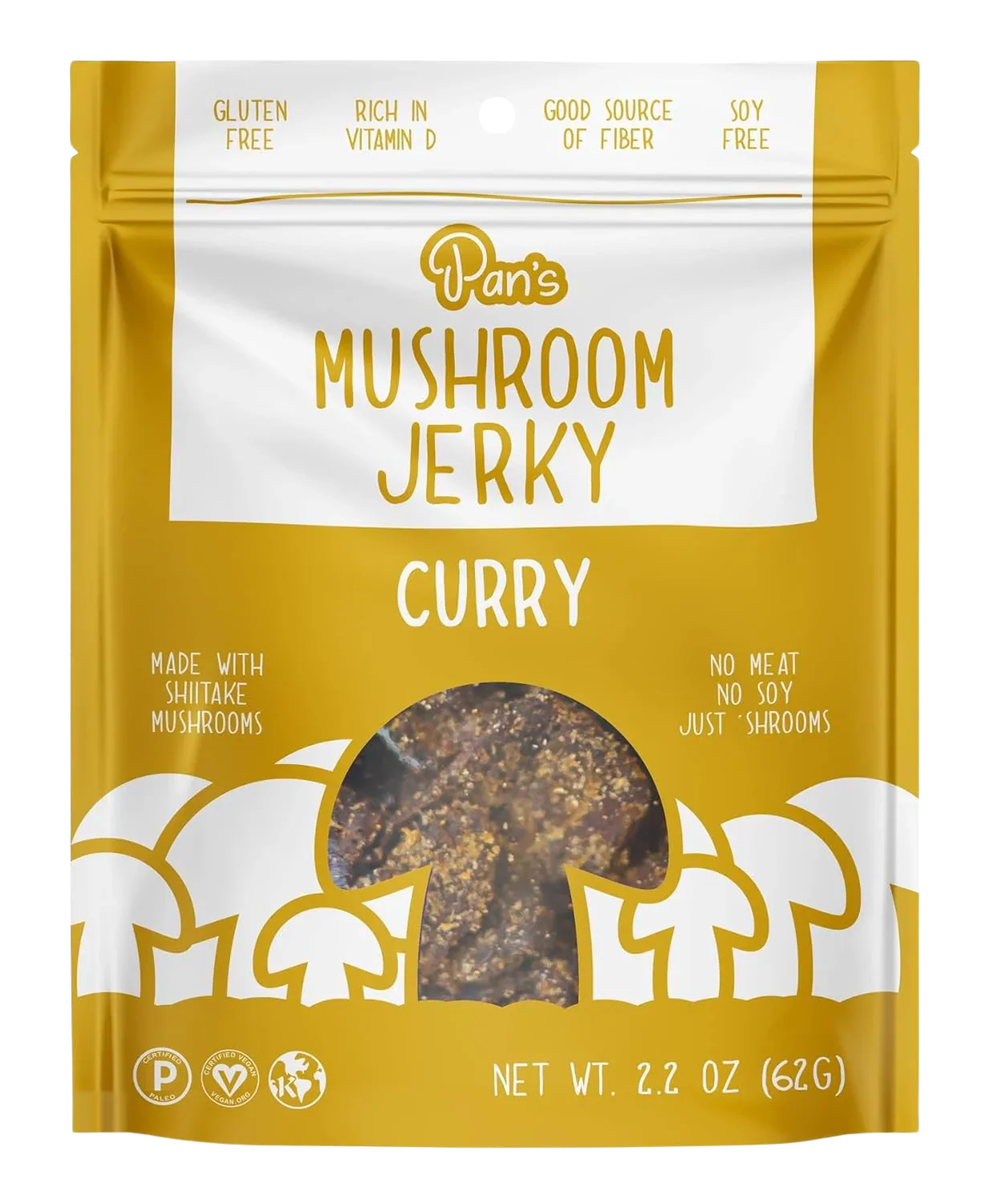 Mushroom Jerky - Curry