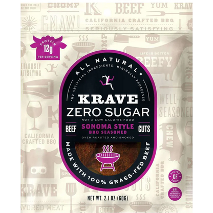 Sonoma Style Zero Sugar BBQ Beef Jerky