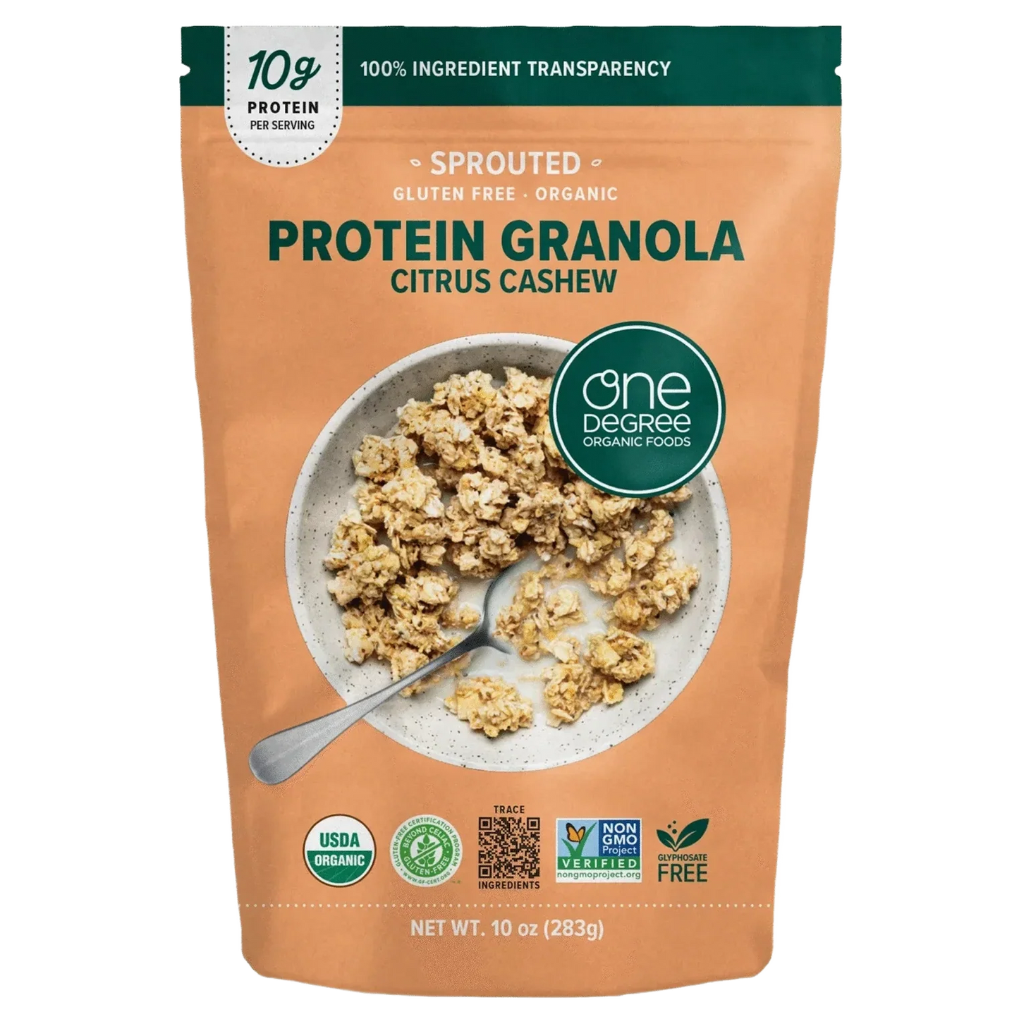Organic Protein Citrus Cashew Granola
