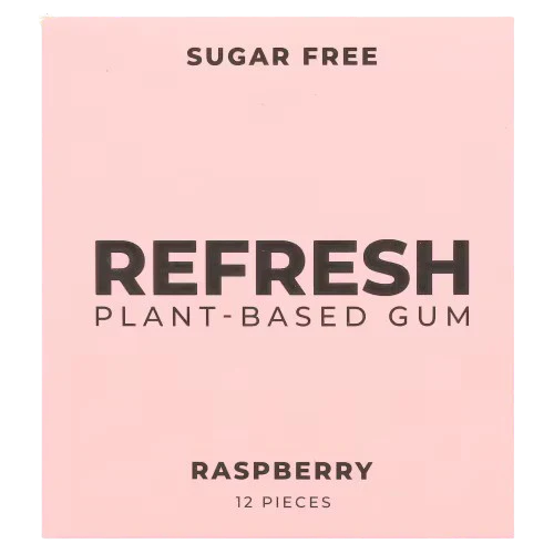 Raspberry Plant Based Gum (12 Pack)