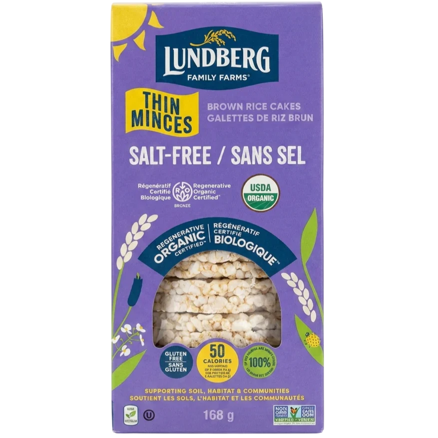 Thin Stackers Salt Free Brown Rice Cakes