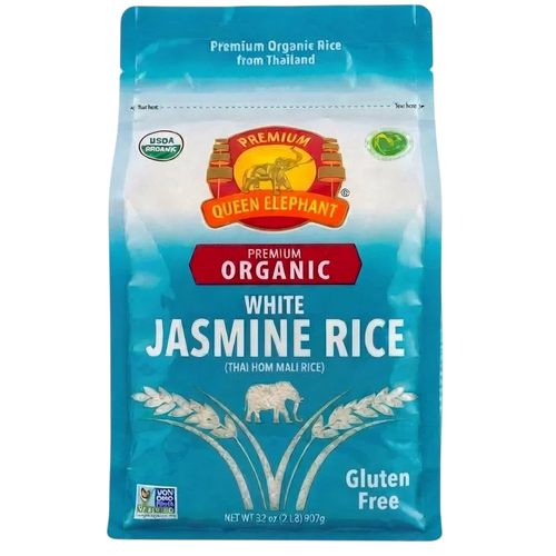 Premium Organic White Jasmine Rice