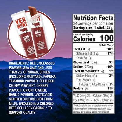 BBQ Beef Sticks (24 CT)
