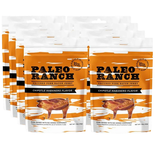 Chipotle Habanero Pork Bacon Jerky (8 Pack)