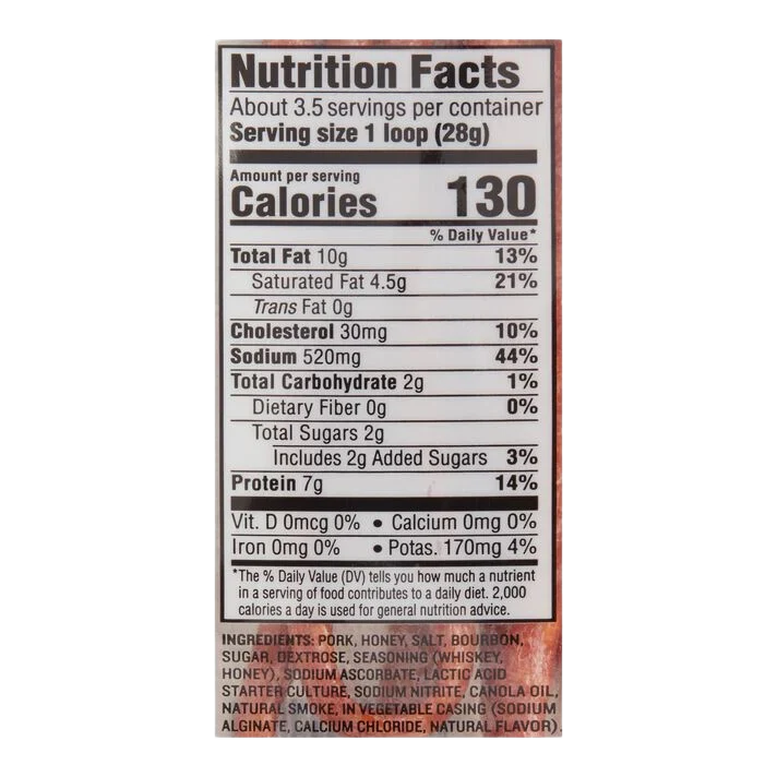 Salami Sticks Honey Bourbon (16 packs)