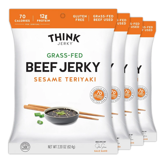 Sesame Teriyaki Beef Jerky Grass-Fed (4 Pack)