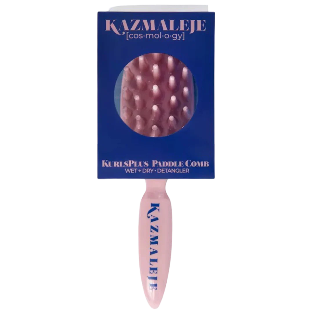 KurlsPlus Paddle Hair Comb - Pink