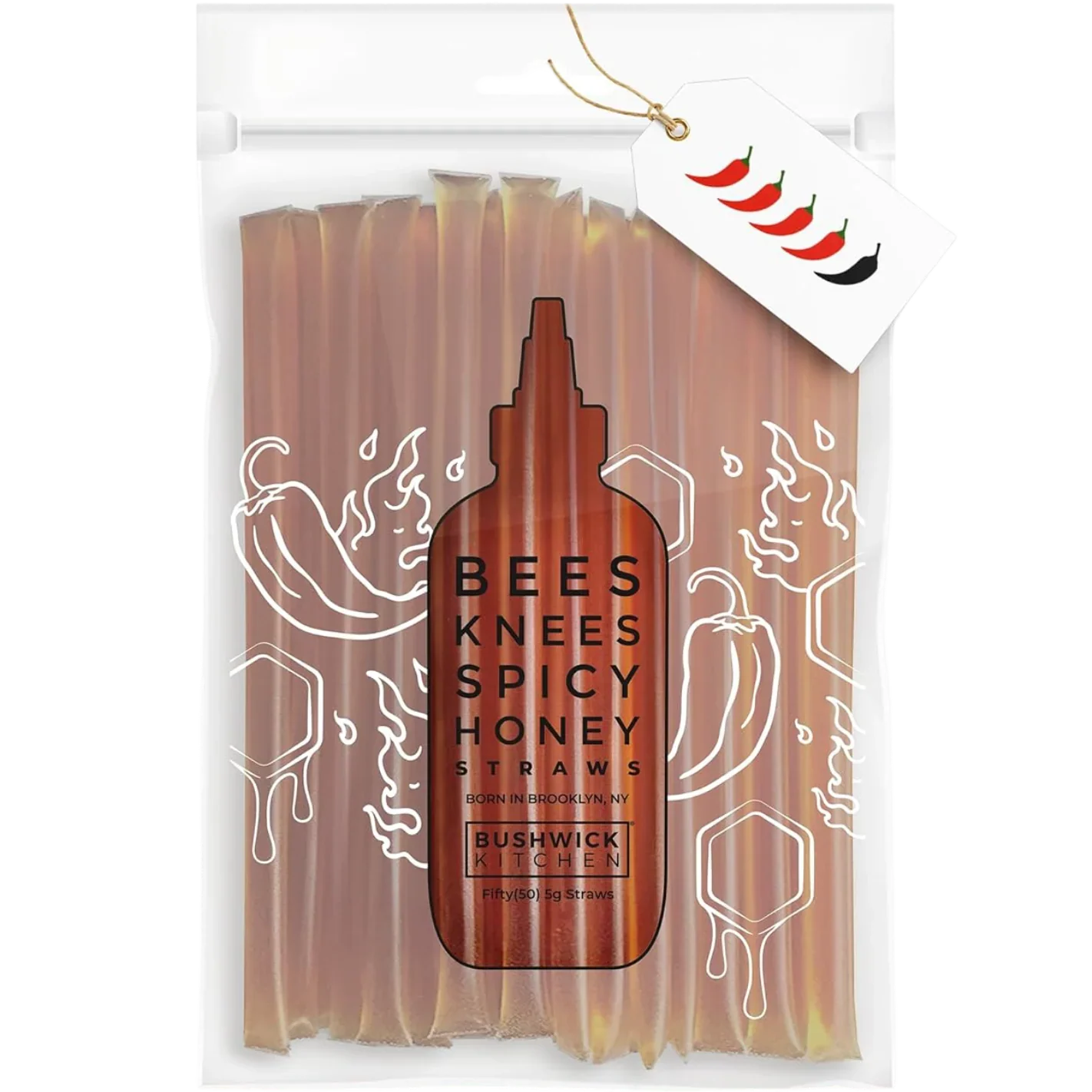Spicy Honey Straws