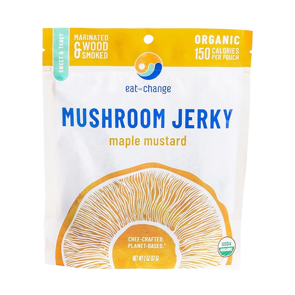 Maple Mustard Mushroom Jerky