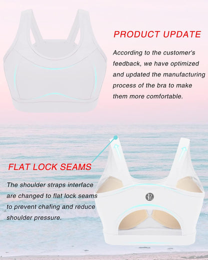 RUNNING GIRL® Triangle Cutout Sculpting Sports Bra | Fixed Moulded Cups with High Support