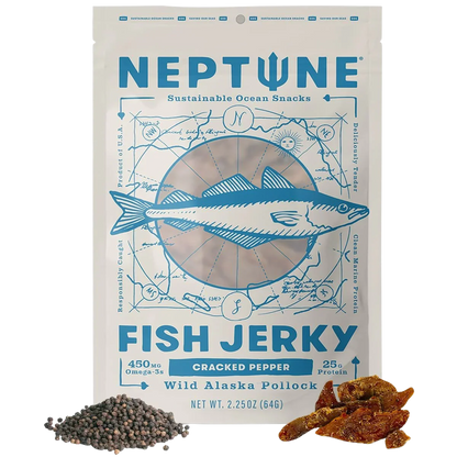 Cracked Pepper Fish Jerky