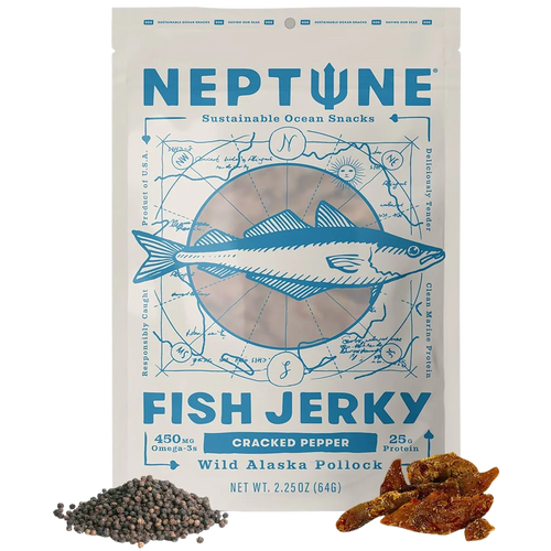 Cracked Pepper Fish Jerky