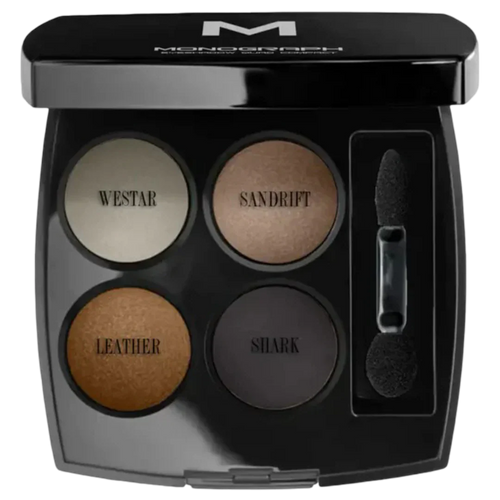 Monograph Eyeshadow Quads 6 - Westar, Sandrift, Leather, Shark
