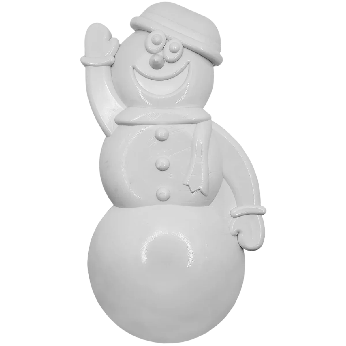 MuttsKickButt Snowman - Durable Dog Chew Toy