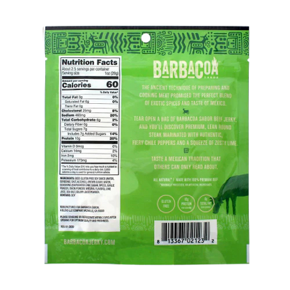 Chili Lime Beef Jerky