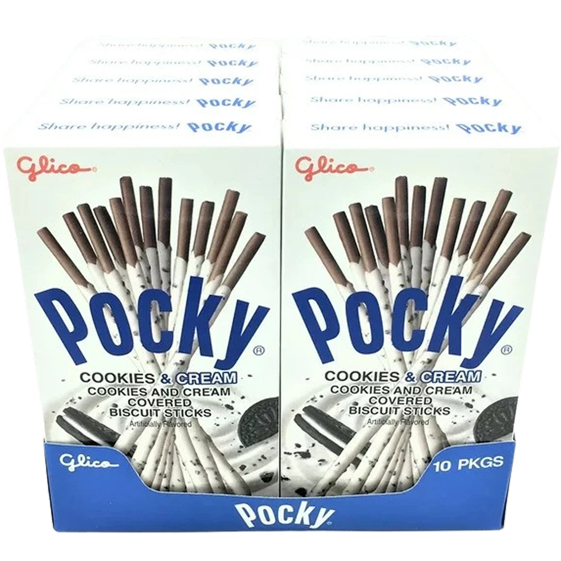Pocky Cookies & Cream Biscuit Sticks (10 Pack)