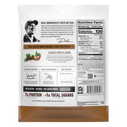 Original Recipe Shorty Smoked Sausages